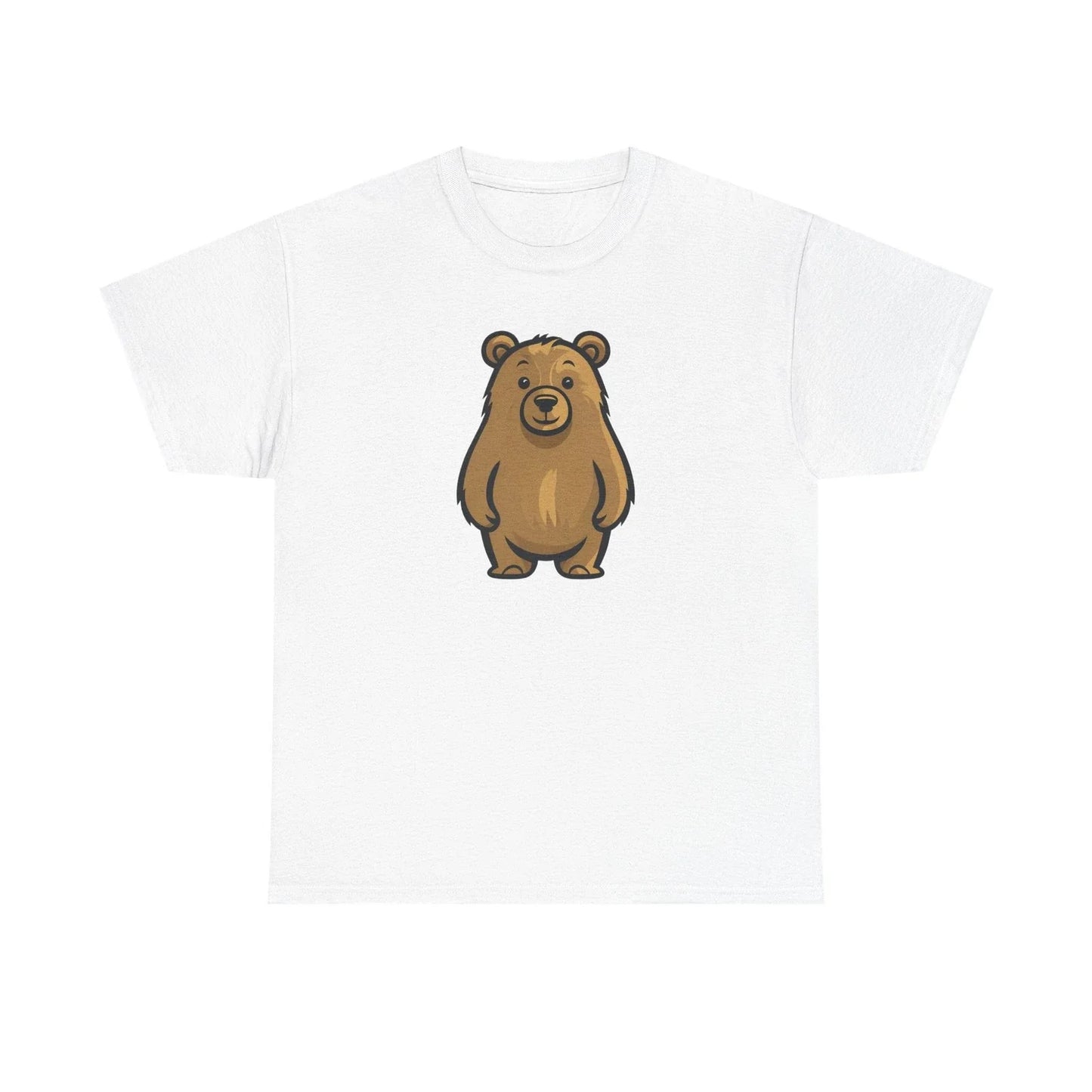 Chubby Brown Bear T-Shirt | Cartoon Bear Tee, Woodland Animal Shirt Unisex T-shirt, Sweatshirt, Hoodie, Long Sleeve Tee - T-Shirt, Sweatshirt, Hoodie