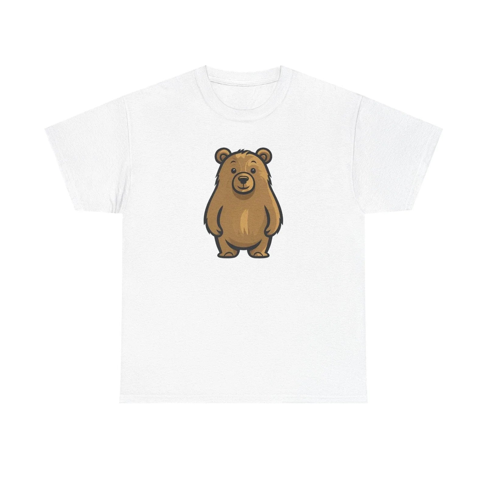Chubby Brown Bear T-Shirt | Cartoon Bear Tee, Woodland Animal Shirt Unisex T-shirt, Sweatshirt, Hoodie, Long Sleeve Tee - T-Shirt, Sweatshirt, Hoodie