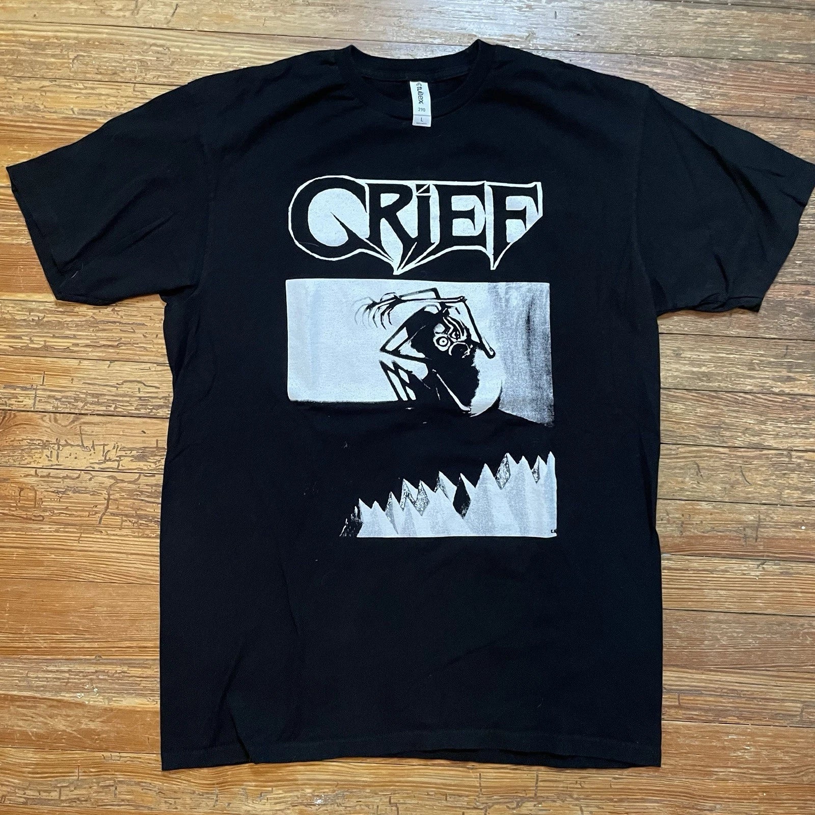 Grief Shirt Size Large Band Tour Grindcore Metal Sludge Crust Punk Doom Unisex T-shirt, Sweatshirt, Hoodie, Long Sleeve Tee - T-Shirt, Sweatshirt, Hoodie
