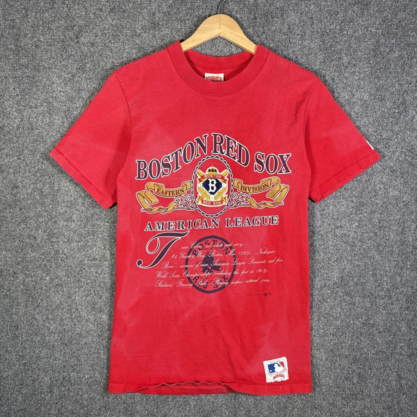 Vintage Boston Red Sox Shirt Adult Medium Red 90s MLB Baseball Nutmeg USA Unisex T-shirt, Sweatshirt, Hoodie, Long Sleeve Tee - T-Shirt, Sweatshirt, Hoodie
