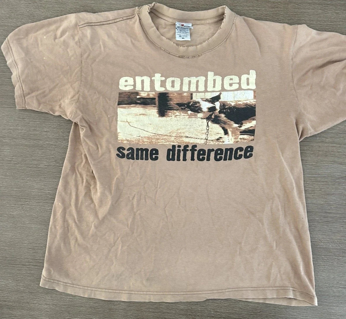 Entombed "Same Difference" shirt XL vintage 90s rare Unisex T-shirt, Sweatshirt, Hoodie, Long Sleeve Tee - T-Shirt, Sweatshirt, Hoodie