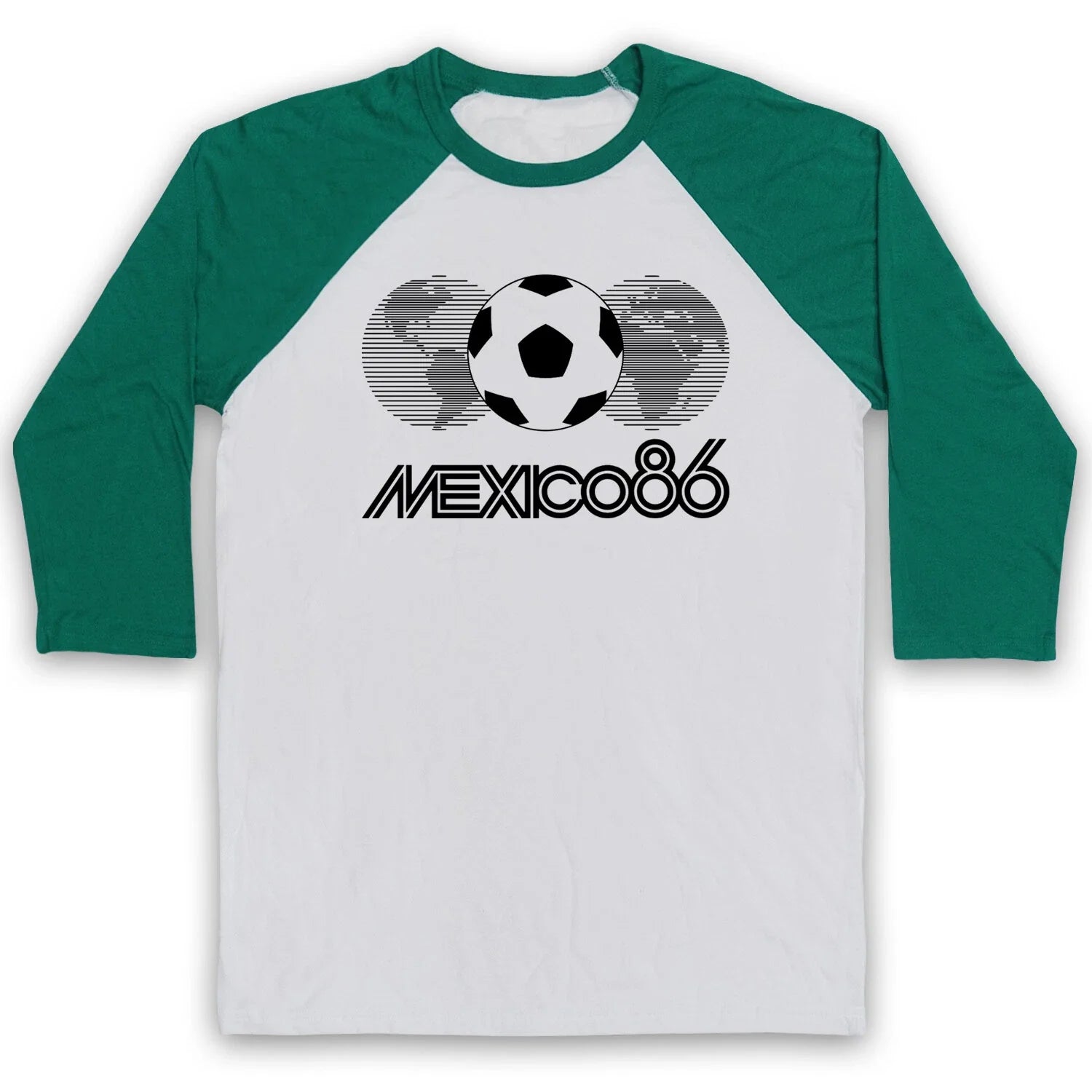 Mexico 86 Retro Football World Soccer Sports Adults Baseball T-Shirt Sizes Cols Unisex T-shirt, Sweatshirt, Hoodie, Long Sleeve Tee - T-Shirt, Sweatshirt, Hoodie