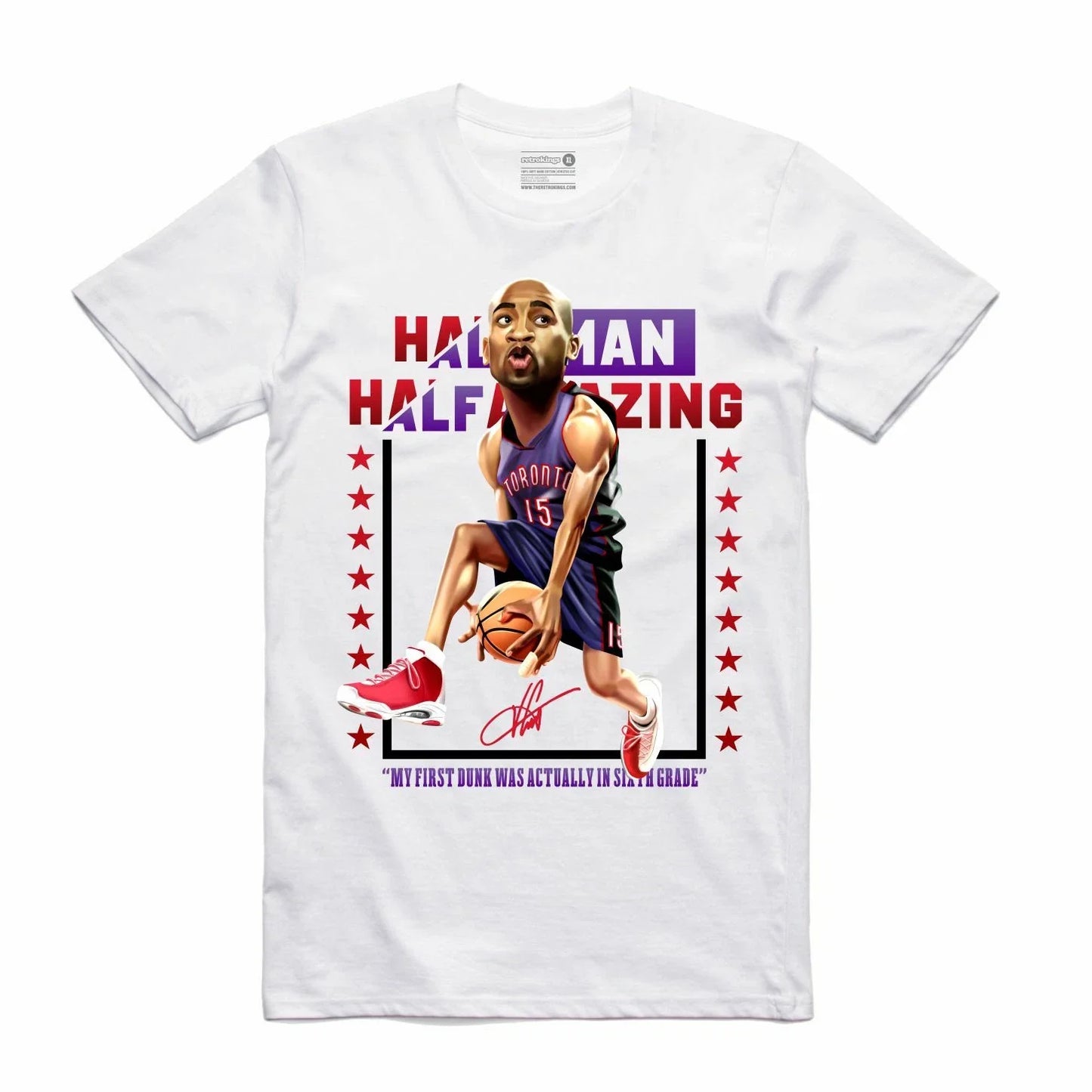 NEW Streetwear on Demand HALF MAN HALFAMAZING WHITE Tee Shirt SMALL-3XLARGE Unisex T-shirt, Sweatshirt, Hoodie, Long Sleeve Tee - T-Shirt, Sweatshirt, Hoodie