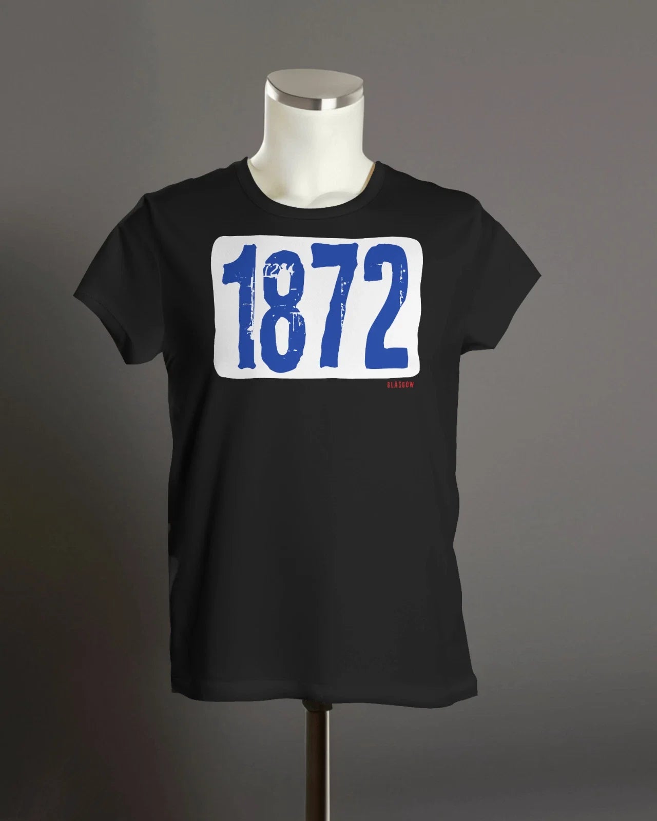 Rangers GLASGOW 1872 T Shirt | Founded | Unisex Organic | Grunge Unisex T-shirt, Sweatshirt, Hoodie, Long Sleeve Tee - T-Shirt, Sweatshirt, Hoodie