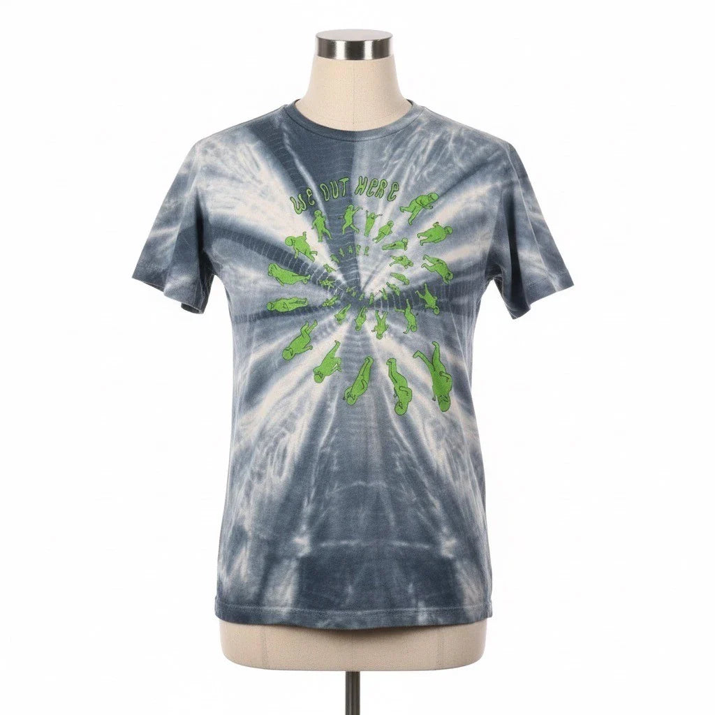 Ripndip Shirt We Out Here Alien Tie Dye Men Size Small Graphic Tee Skater Casual Unisex T-shirt, Sweatshirt, Hoodie, Long Sleeve Tee - T-Shirt, Sweatshirt, Hoodie
