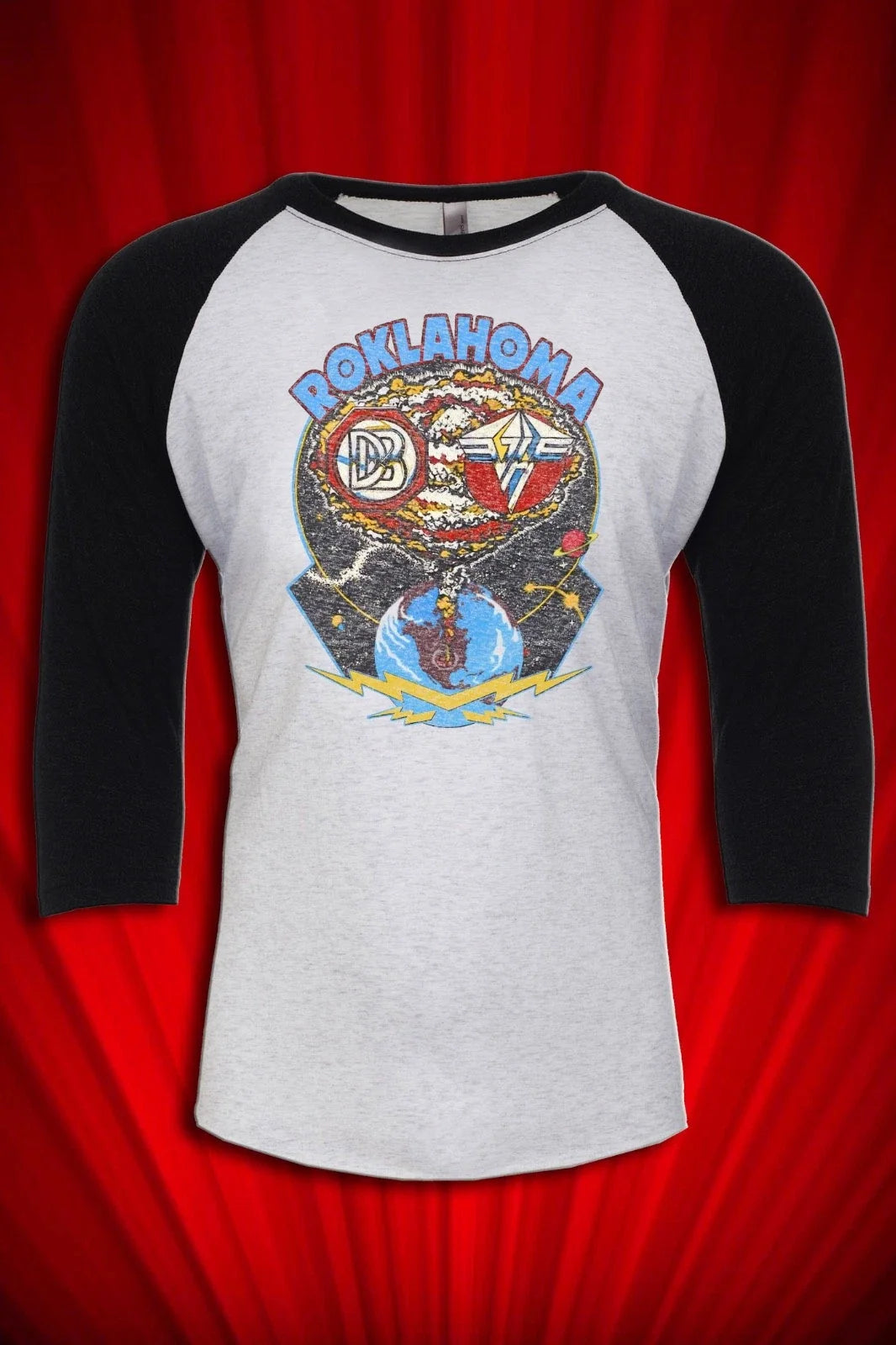 Roklahoma 1980 Tee  Retro Rock Jersey Van Halen Doobie Bros Unisex SM-XXL Unisex T-shirt, Sweatshirt, Hoodie, Long Sleeve Tee - T-Shirt, Sweatshirt, Hoodie