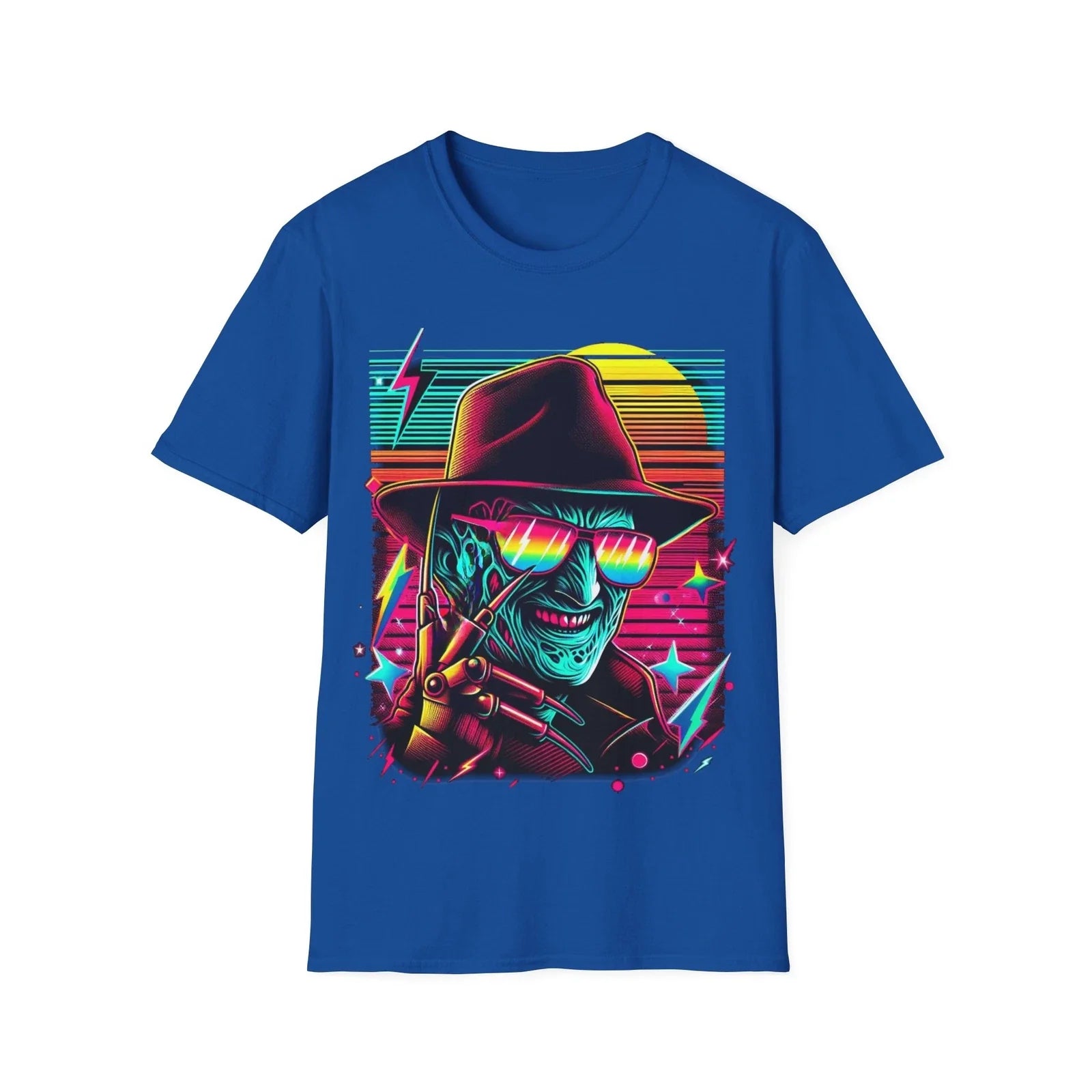 Freddy Krueger Retro T-Shirt - Nightmare Classic Unisex T-shirt, Sweatshirt, Hoodie, Long Sleeve Tee - T-Shirt, Sweatshirt, Hoodie