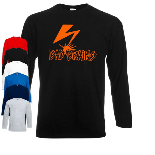 Bad Brains Long Sleeve T-Shirt | Dc Capitol Bolt | Rior | Punk | 70s | Retro Unisex T-shirt, Sweatshirt, Hoodie, Long Sleeve Tee - T-Shirt, Sweatshirt, Hoodie