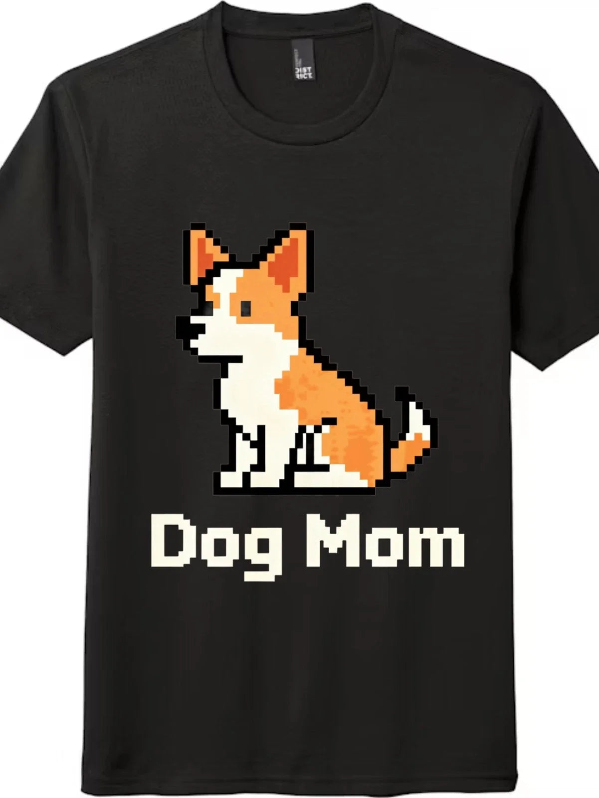 Retro Pixel Art Corgi Dog Mom Shirt, Casual Dog Owner Graphic T-Shirt Unisex T-shirt, Sweatshirt, Hoodie, Long Sleeve Tee - T-Shirt, Sweatshirt, Hoodie