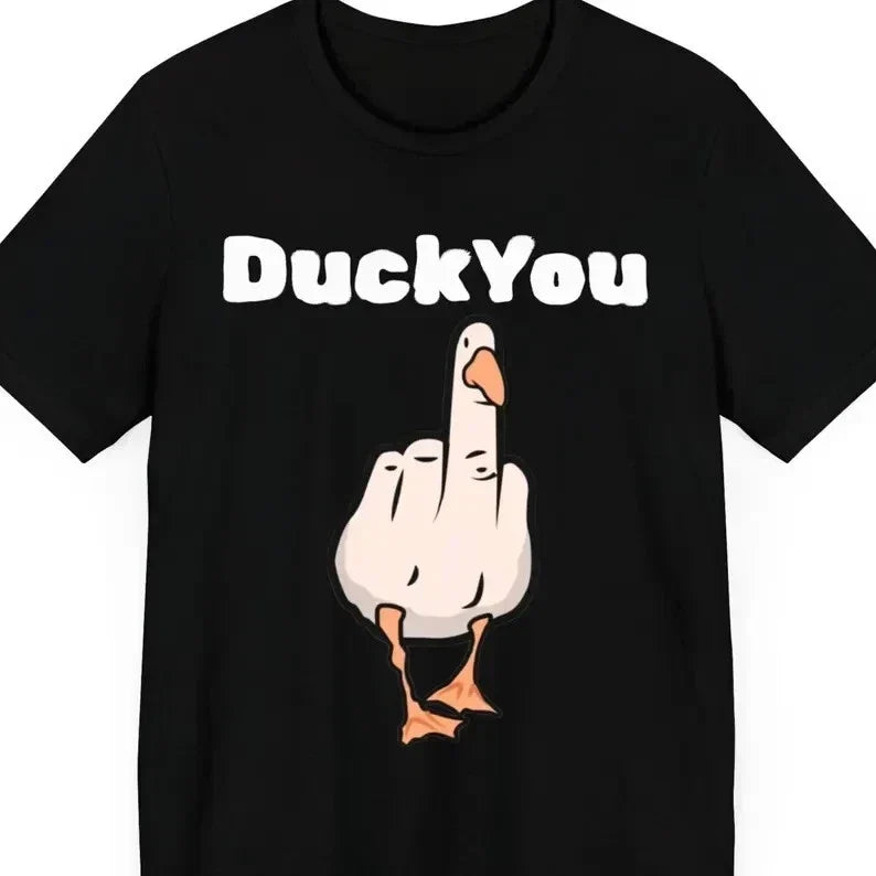 Funny Duck You T-Shirt, Duck Lover Gift, Sarcastic Tee, Animal Graphic Tee Unisex T-shirt, Sweatshirt, Hoodie, Long Sleeve Tee - T-Shirt, Sweatshirt, Hoodie