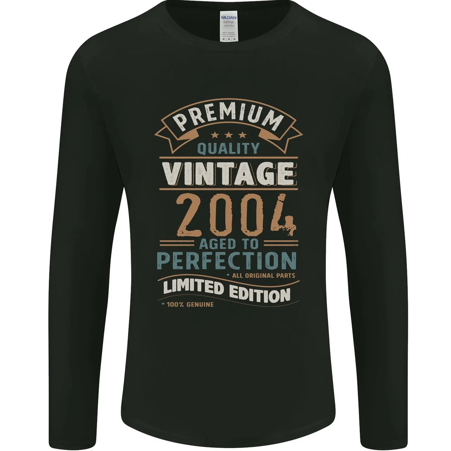 Premium Vintage 22nd Birthday 2004 Mens Long Sleeve T-Shirt Unisex T-shirt, Sweatshirt, Hoodie, Long Sleeve Tee - T-Shirt, Sweatshirt, Hoodie
