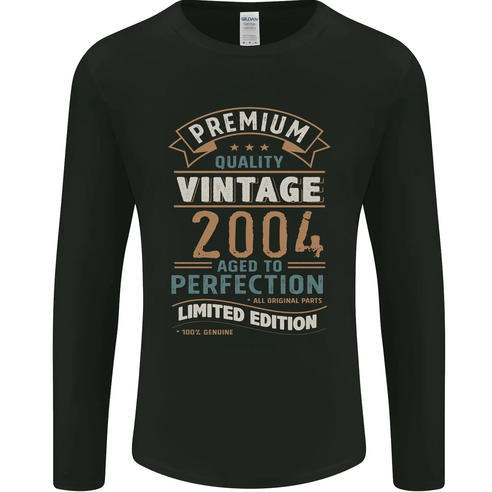 Premium Vintage 22nd Birthday 2004 Mens Long Sleeve T-Shirt Unisex T-shirt, Sweatshirt, Hoodie, Long Sleeve Tee - T-Shirt, Sweatshirt, Hoodie