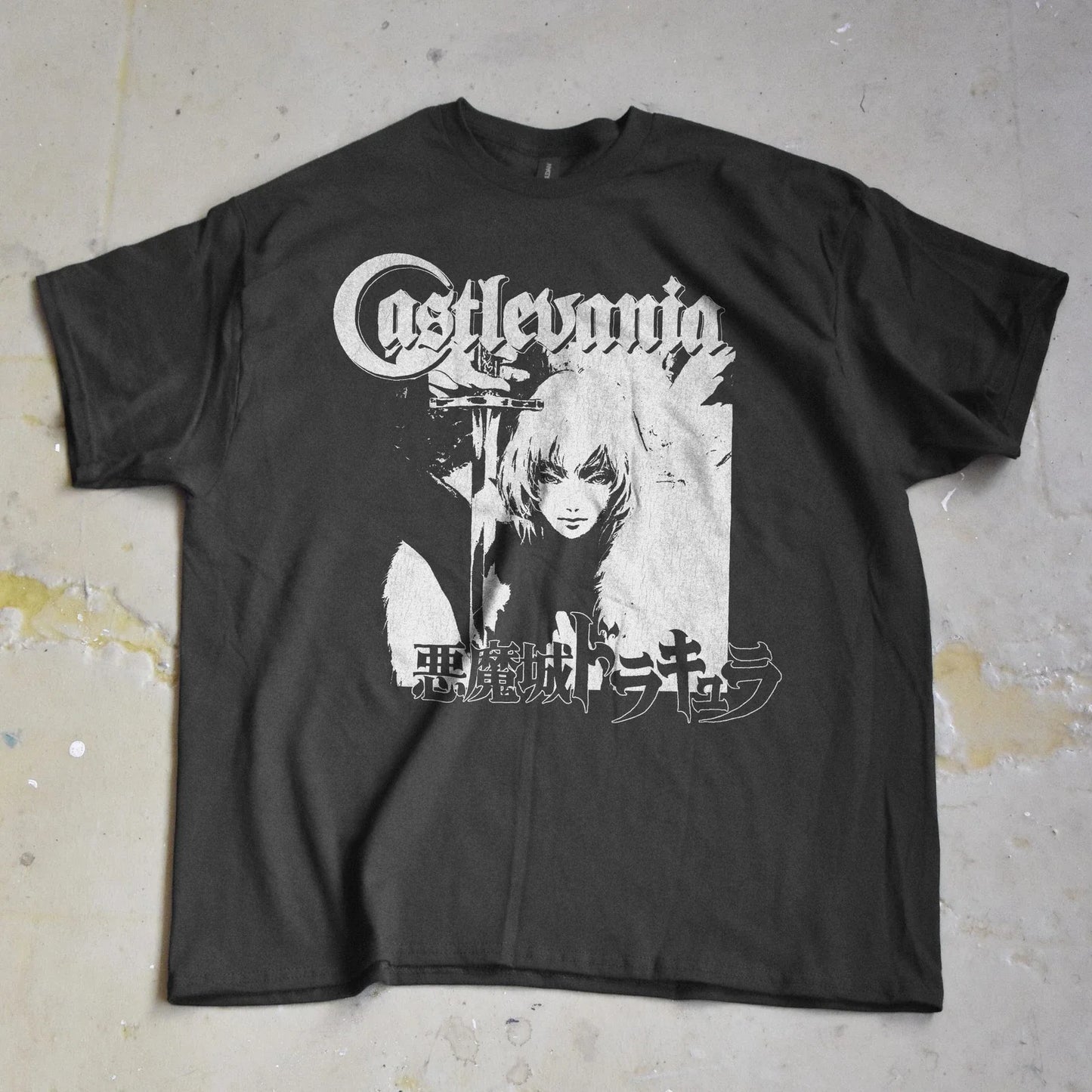 Castlevania Aria of Sorrow Tee - Anime Vampire Shirt -Game Shirt - Anime Gift Unisex T-shirt, Sweatshirt, Hoodie, Long Sleeve Tee - T-Shirt, Sweatshirt, Hoodie