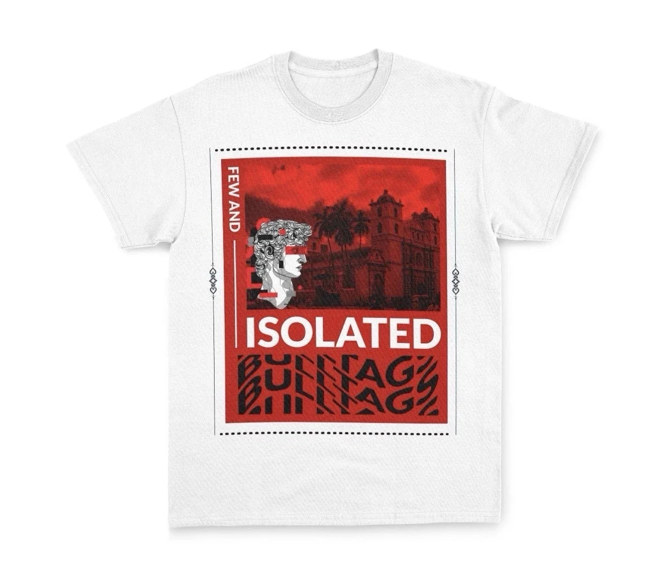 Isolated Vintage Graphic T-Shirt Red Aesthetic Statue Art Streetwear Unisex Tee Unisex T-shirt, Sweatshirt, Hoodie, Long Sleeve Tee - T-Shirt, Sweatshirt, Hoodie