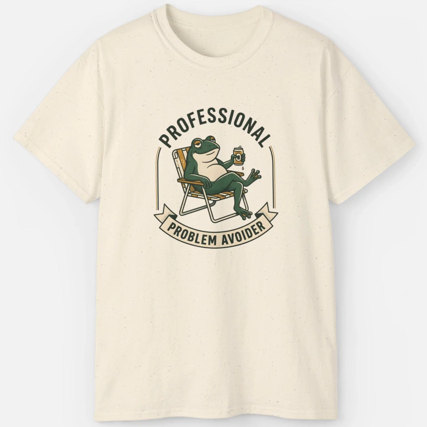 Professional Problem Avoider Frog Shirt  Funny Lazy Meme Tee Unisex T-shirt, Sweatshirt, Hoodie, Long Sleeve Tee - T-Shirt, Sweatshirt, Hoodie