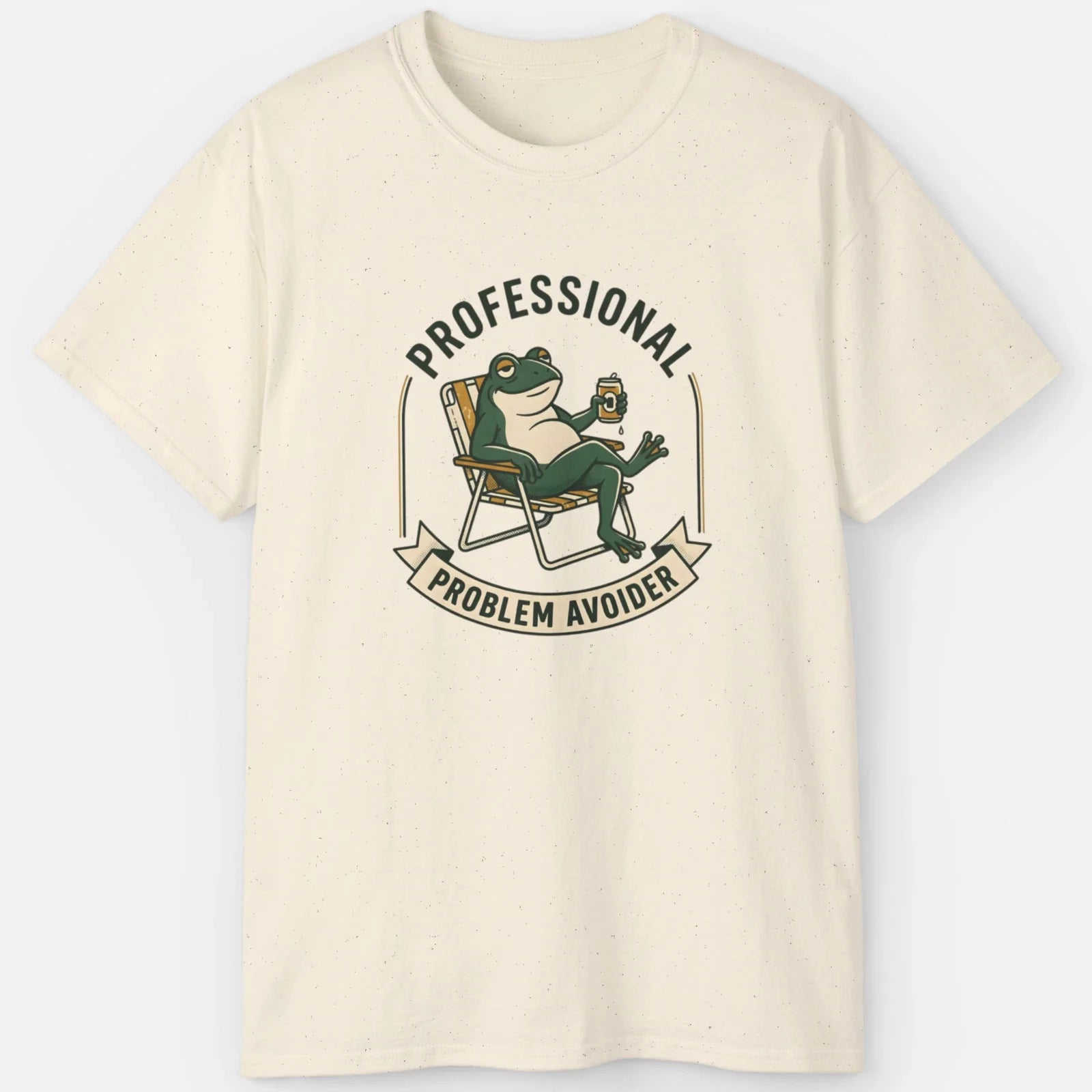 Professional Problem Avoider Frog Shirt  Funny Lazy Meme Tee Unisex T-shirt, Sweatshirt, Hoodie, Long Sleeve Tee - T-Shirt, Sweatshirt, Hoodie
