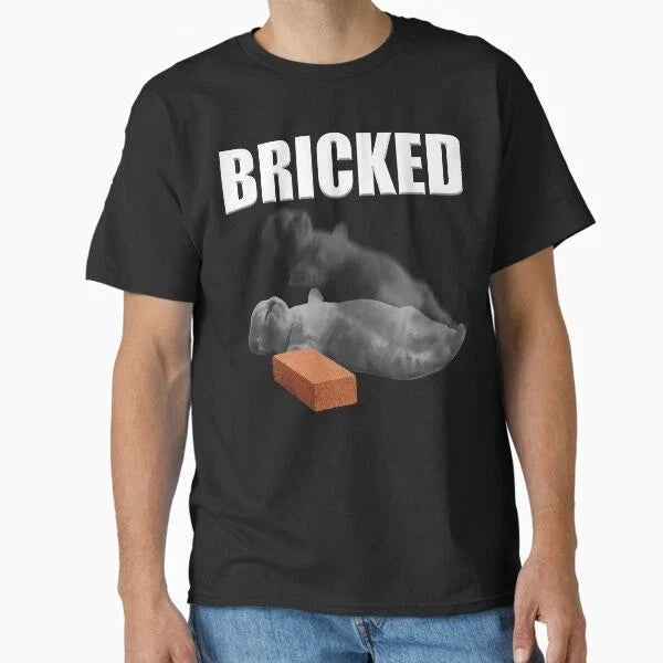Funny Cat hit by Brick Meme Classic T-Shirt T-Shirt Made in US/AUS Size S-2XL Unisex T-shirt, Sweatshirt, Hoodie, Long Sleeve Tee - T-Shirt, Sweatshirt, Hoodie