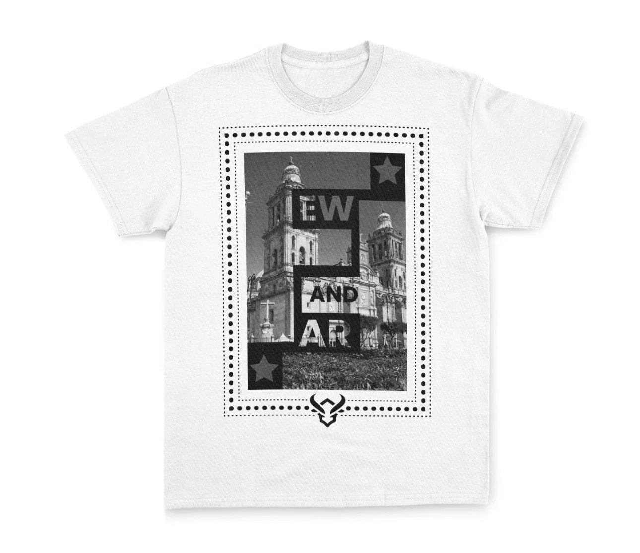 Urban Aesthetic White T-Shirt | Monochromatic Architecture Graphic Unisex T-shirt, Sweatshirt, Hoodie, Long Sleeve Tee - T-Shirt, Sweatshirt, Hoodie
