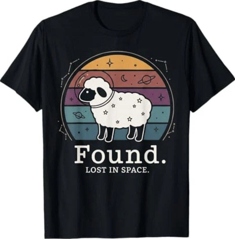 Found Minimalist Sheep Christian Psalm 23 Lamb Christian T-Shirt  T-Shirt Unisex T-shirt, Sweatshirt, Hoodie, Long Sleeve Tee - T-Shirt, Sweatshirt, Hoodie