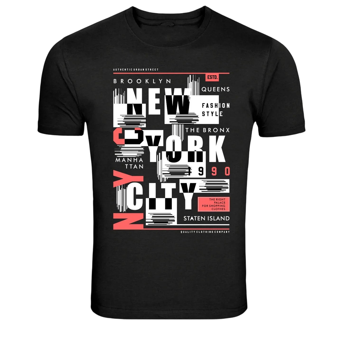 New York City Urban Street Typography Graphic T-Shirt Unisex T-shirt, Sweatshirt, Hoodie, Long Sleeve Tee - T-Shirt, Sweatshirt, Hoodie