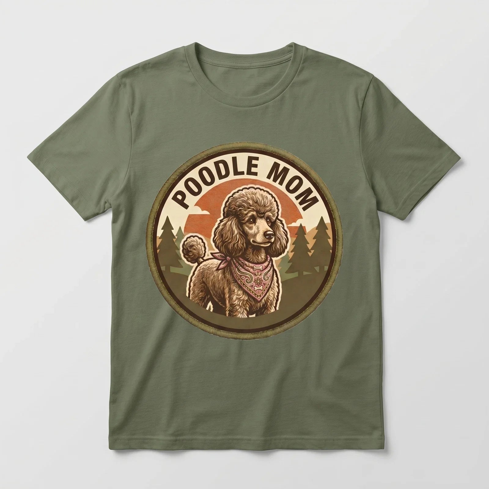 Poodle Mom T-Shirt Doodle Dog Gift Women Graphic Tee Mothers Day Standard Cute Unisex T-shirt, Sweatshirt, Hoodie, Long Sleeve Tee - T-Shirt, Sweatshirt, Hoodie