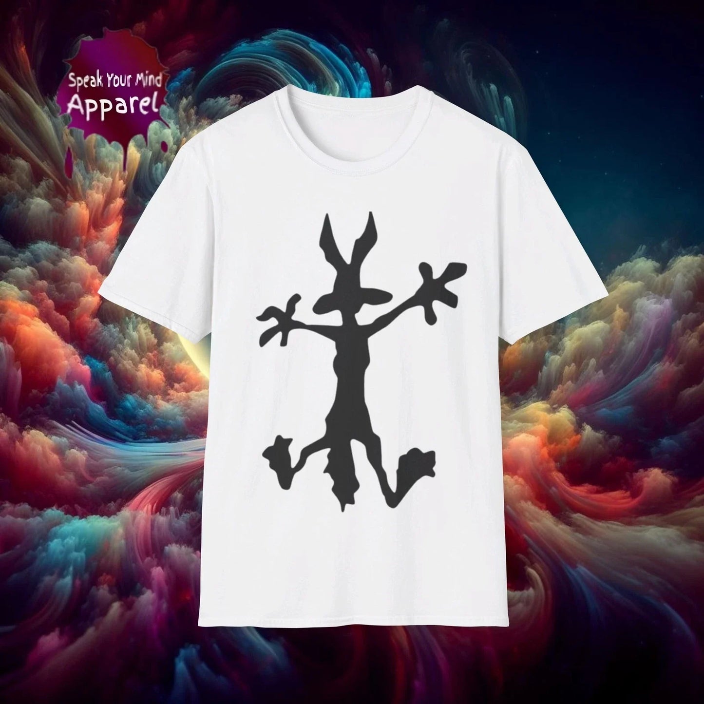 Soft Cotton t shirt. Wile E Coyote Cartoon Unisex T-shirt, Sweatshirt, Hoodie, Long Sleeve Tee - T-Shirt, Sweatshirt, Hoodie