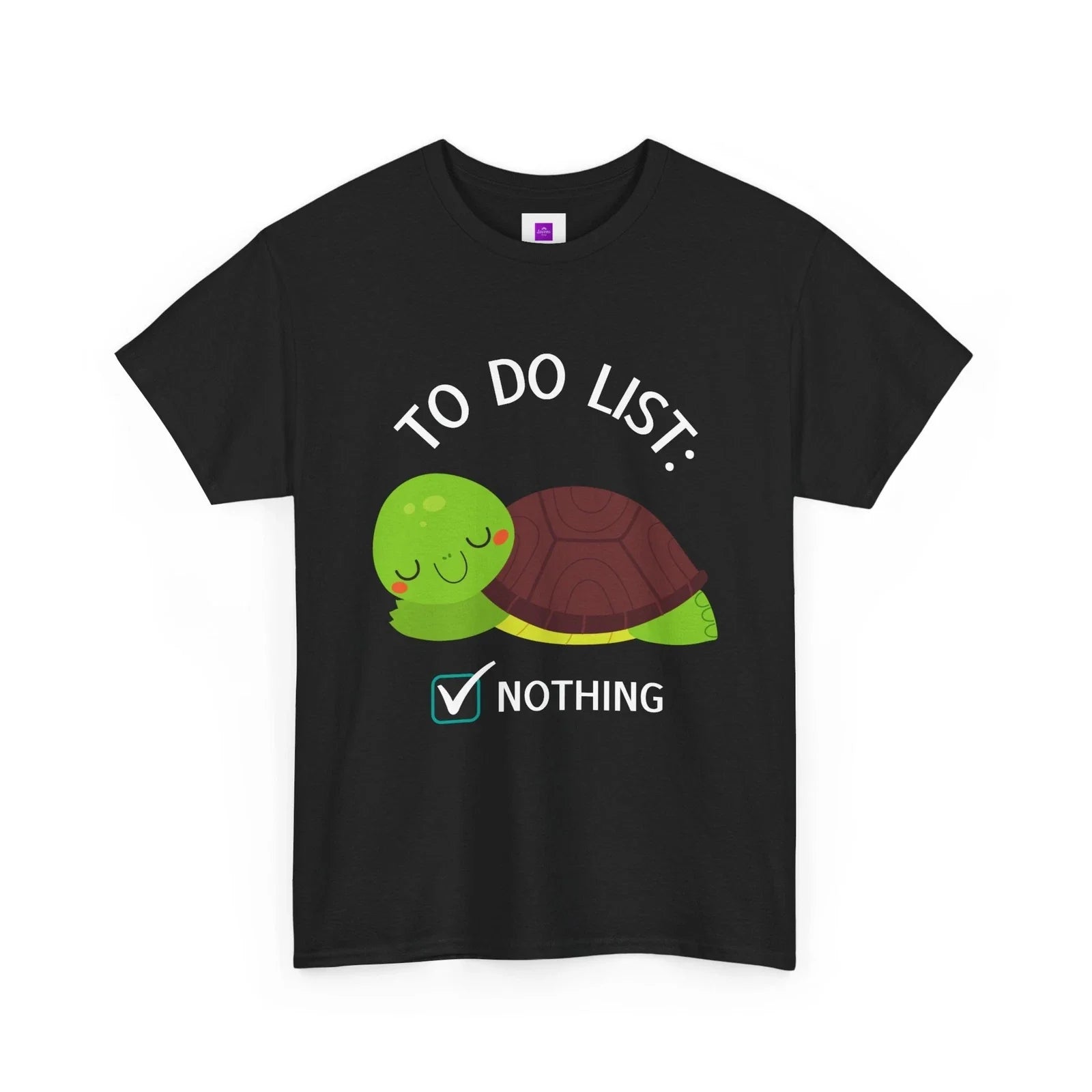 Napping Cute Turtle To Do List Nothing Unisex Premium Cotton T-shirts All sizes Unisex T-shirt, Sweatshirt, Hoodie, Long Sleeve Tee - T-Shirt, Sweatshirt, Hoodie