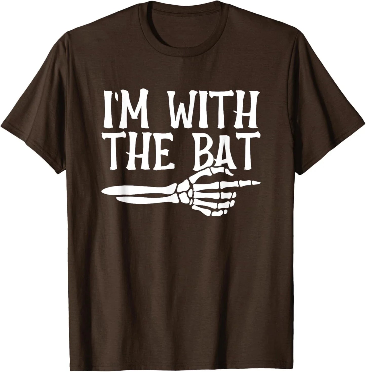 With The Bat Funny Matching Couple Lazy Halloween Unisex T-Shirt Unisex T-shirt, Sweatshirt, Hoodie, Long Sleeve Tee - T-Shirt, Sweatshirt, Hoodie