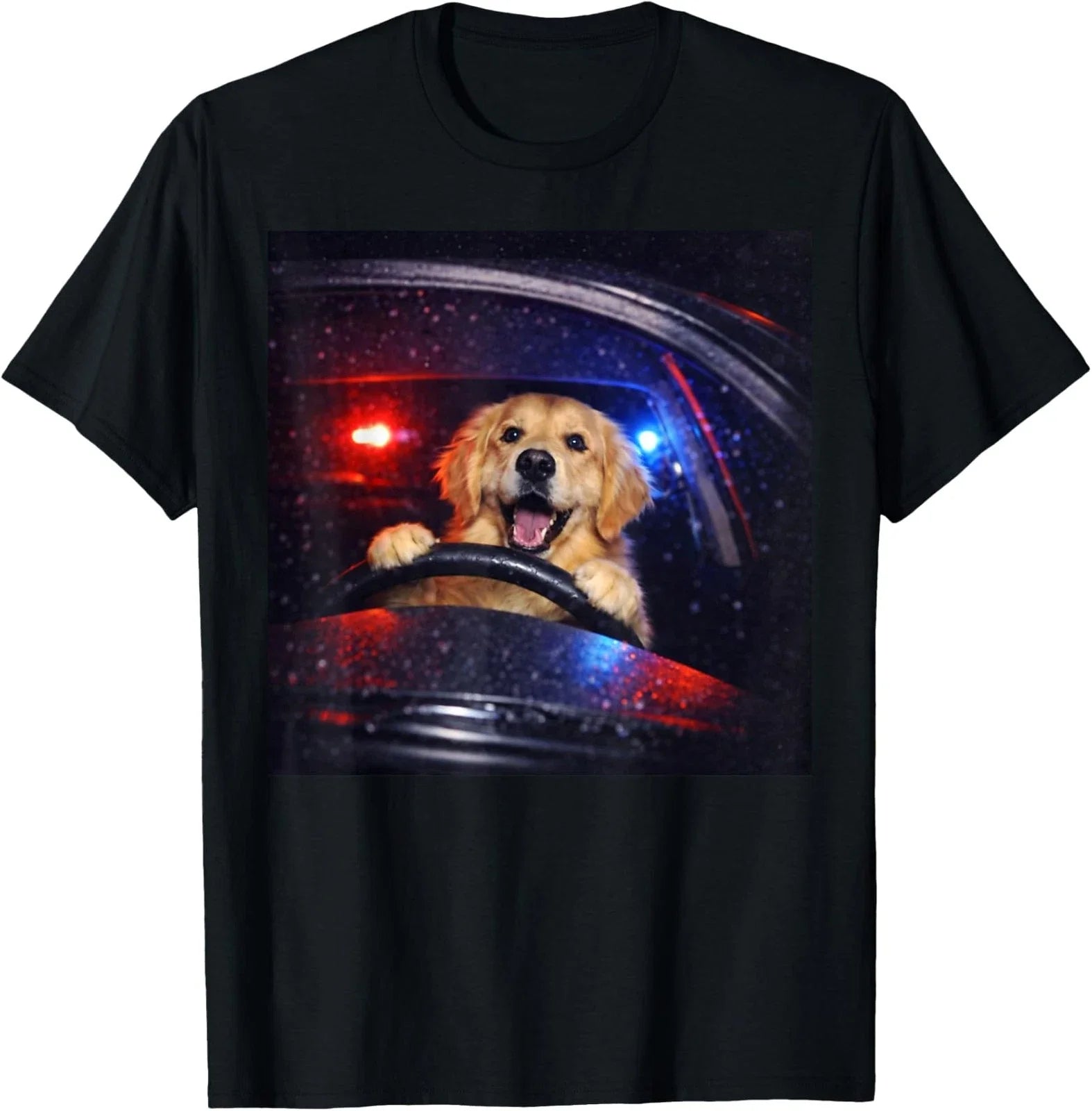 Funny Golden Retriever Driving Car Meme Unisex T-Shirt Unisex T-shirt, Sweatshirt, Hoodie, Long Sleeve Tee - T-Shirt, Sweatshirt, Hoodie