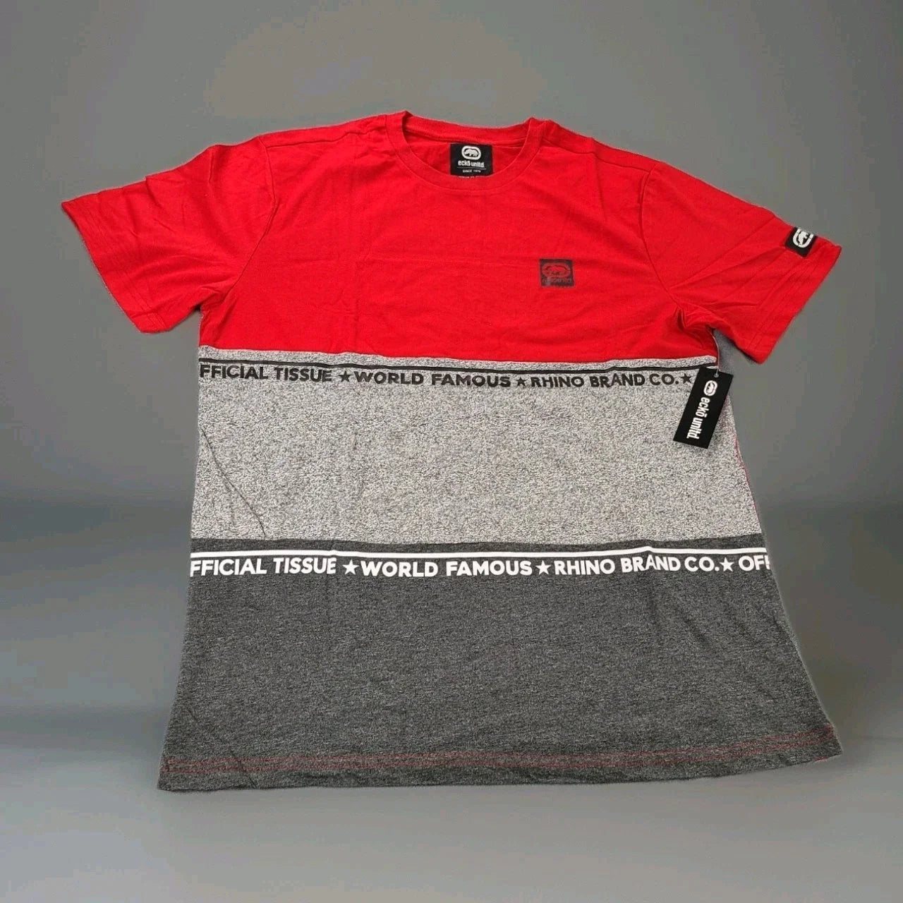 Ecko Unltd. Men's Stand By Short-Sleeve Color-Block T-Shirt Size Large NWT Unisex T-shirt, Sweatshirt, Hoodie, Long Sleeve Tee - T-Shirt, Sweatshirt, Hoodie