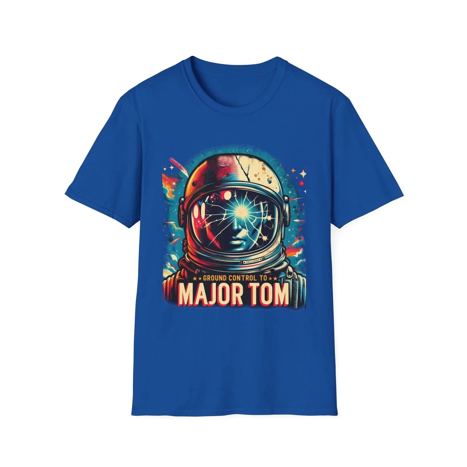 David Bowie Major Tom T-Shirt  Space Oddity Retro Rock Tee Unisex T-shirt, Sweatshirt, Hoodie, Long Sleeve Tee - T-Shirt, Sweatshirt, Hoodie