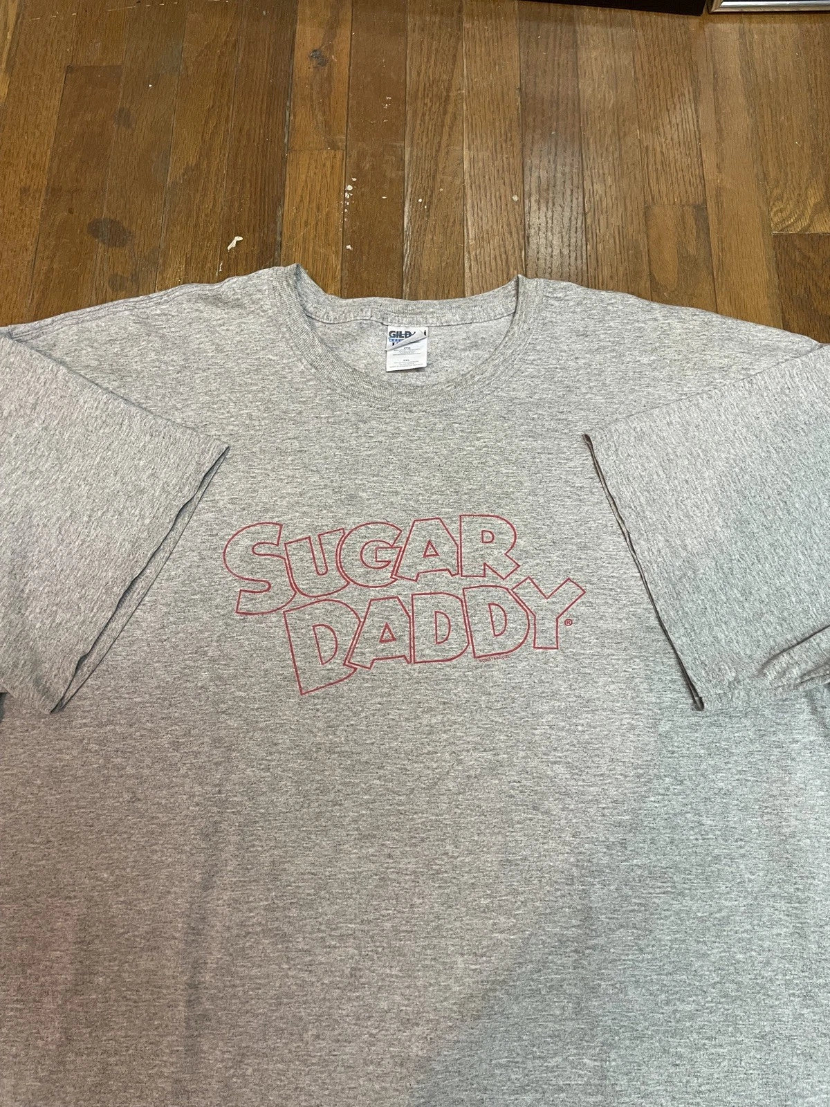 Vintage 2005 Sugar Daddy candy promo grey tee shirt XXL funny sexual joke 241 Unisex T-shirt, Sweatshirt, Hoodie, Long Sleeve Tee - T-Shirt, Sweatshirt, Hoodie