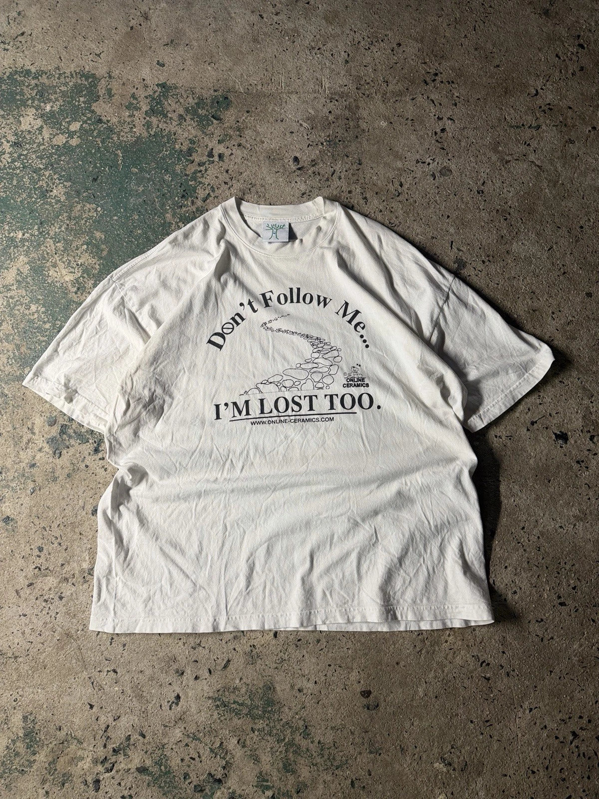 Online Ceramics Dont Follow Me Im Lost Too T Shirt XXL Streetwear Unisex T-shirt, Sweatshirt, Hoodie, Long Sleeve Tee - T-Shirt, Sweatshirt, Hoodie