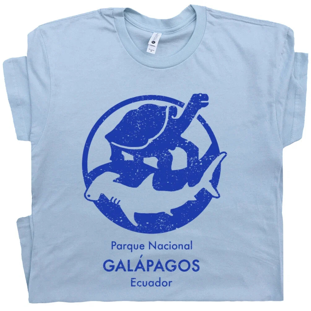 Galapagos Islands T Shirt Sea Turtle Science Charles Darwin Cool Retro Men Women Unisex T-shirt, Sweatshirt, Hoodie, Long Sleeve Tee - T-Shirt, Sweatshirt, Hoodie