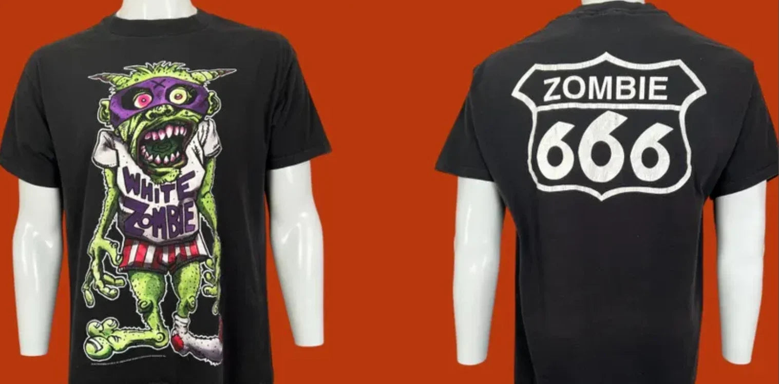 White Zombie Freakazoid 666 1995 Vintage T-Shirt Goth Metal Graphic Tee S-5XL Unisex T-shirt, Sweatshirt, Hoodie, Long Sleeve Tee - T-Shirt, Sweatshirt, Hoodie