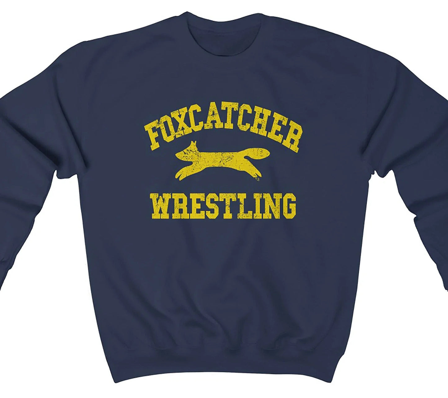 FOXCATCHER WRESTLING "Vintage Look" - Long Sleeve T / Crewneck Fleece Unisex T-shirt, Sweatshirt, Hoodie, Long Sleeve Tee - T-Shirt, Sweatshirt, Hoodie