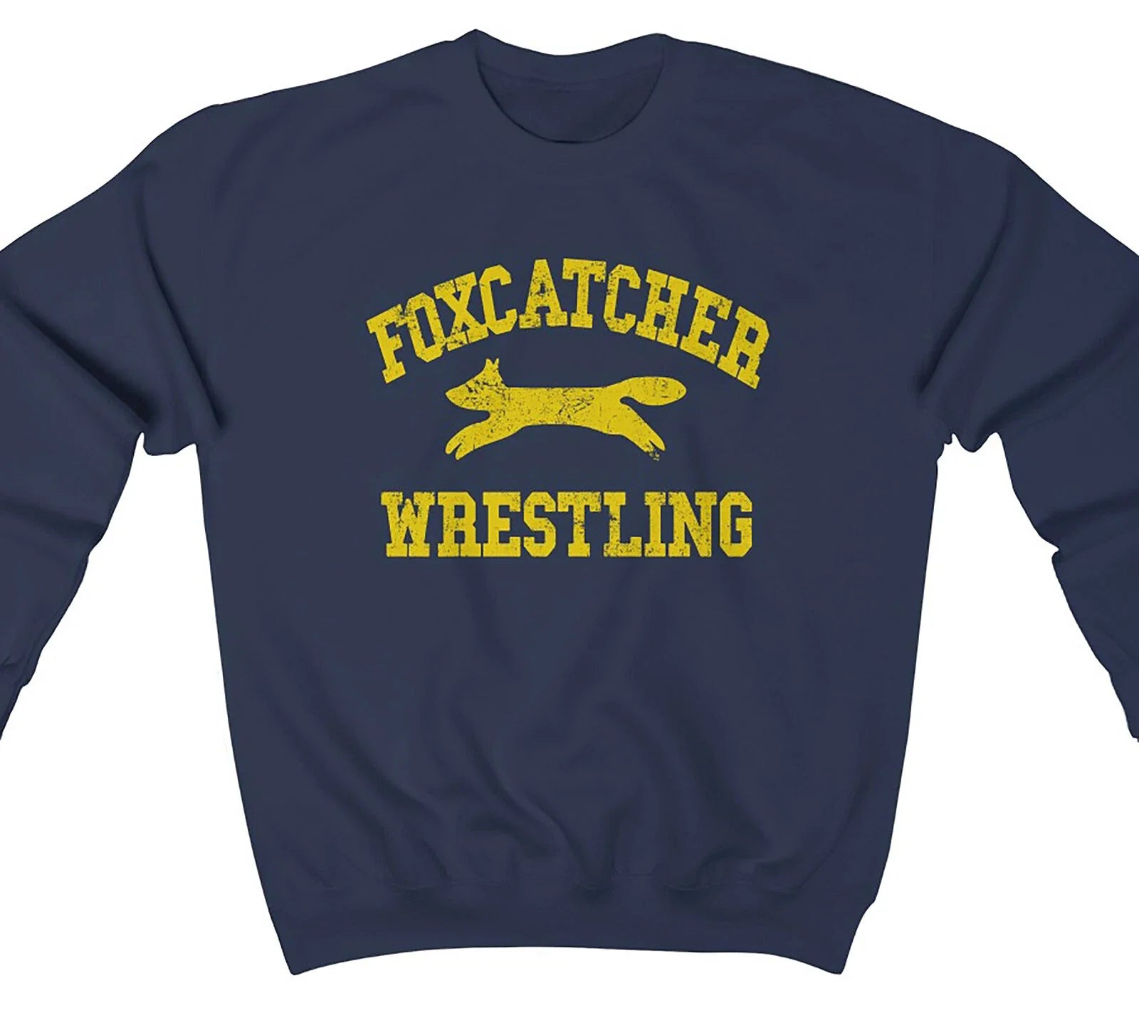 FOXCATCHER WRESTLING "Vintage Look" - Long Sleeve T / Crewneck Fleece Unisex T-shirt, Sweatshirt, Hoodie, Long Sleeve Tee - T-Shirt, Sweatshirt, Hoodie