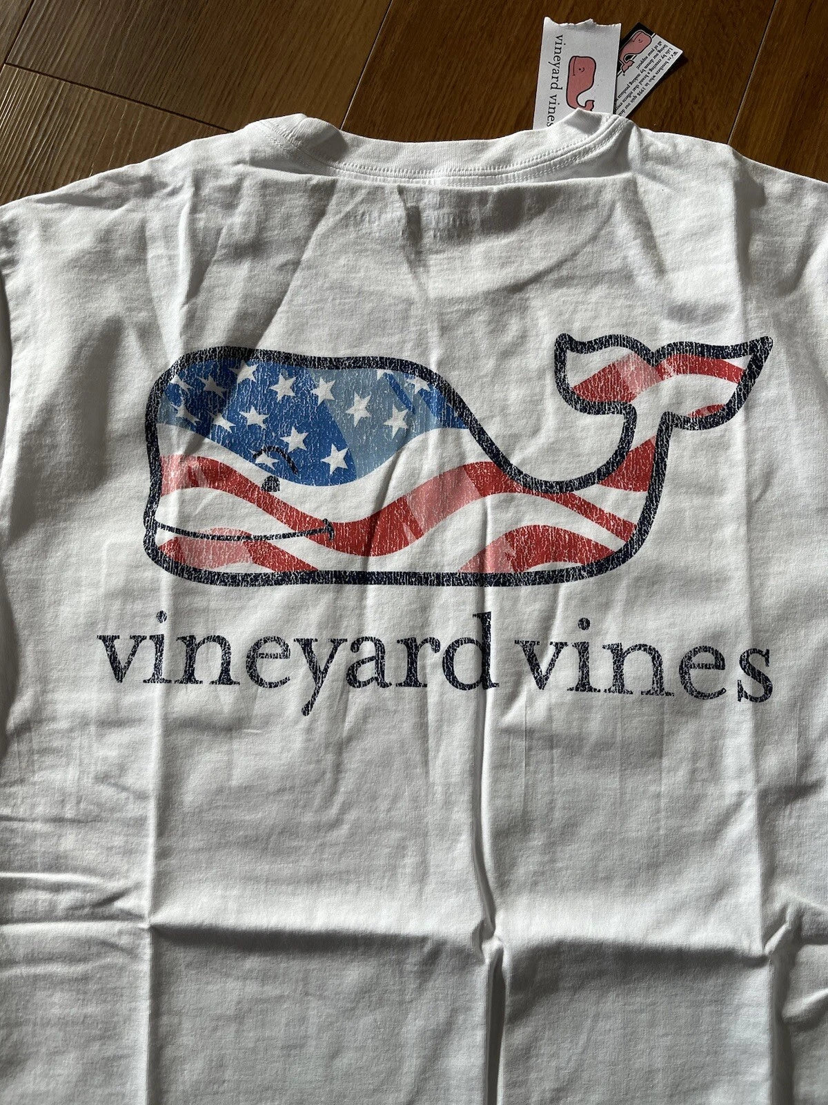 Vineyard Vines Men's White Cap Americana Whale Small Pocket T-Shirt New W/ Tag Unisex T-shirt, Sweatshirt, Hoodie, Long Sleeve Tee - T-Shirt, Sweatshirt, Hoodie