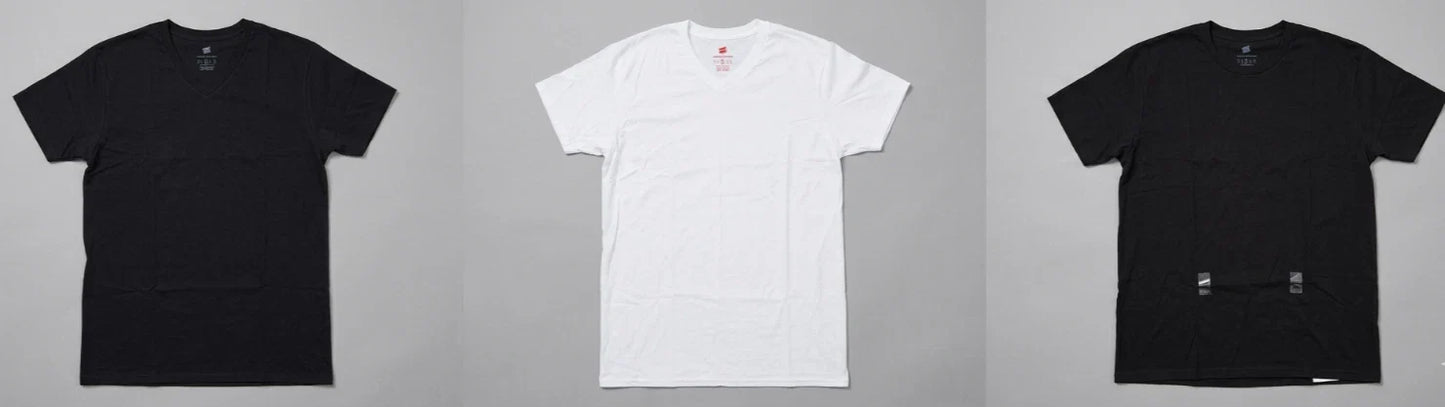 Hanes & Urban Outfitters V-Neck Crew Neck Tee T Shirts Black White Men SZ M NEW Unisex T-shirt, Sweatshirt, Hoodie, Long Sleeve Tee - T-Shirt, Sweatshirt, Hoodie