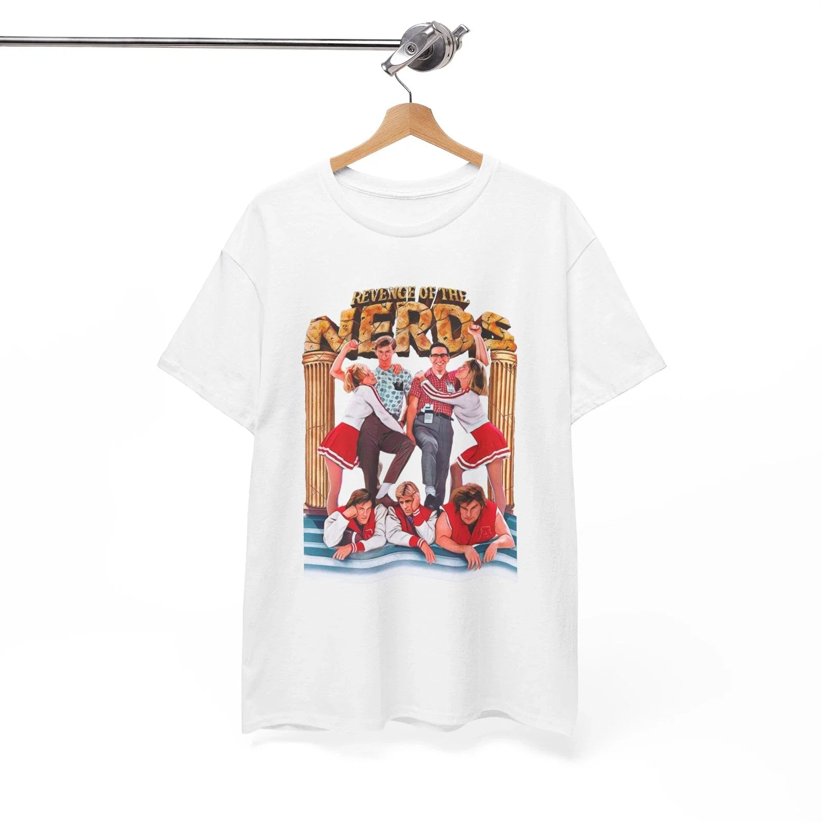 Revenge of the Nerds, movie cover, graphic tee, '80s comedy, iconic, nostalgia Unisex T-shirt, Sweatshirt, Hoodie, Long Sleeve Tee - T-Shirt, Sweatshirt, Hoodie
