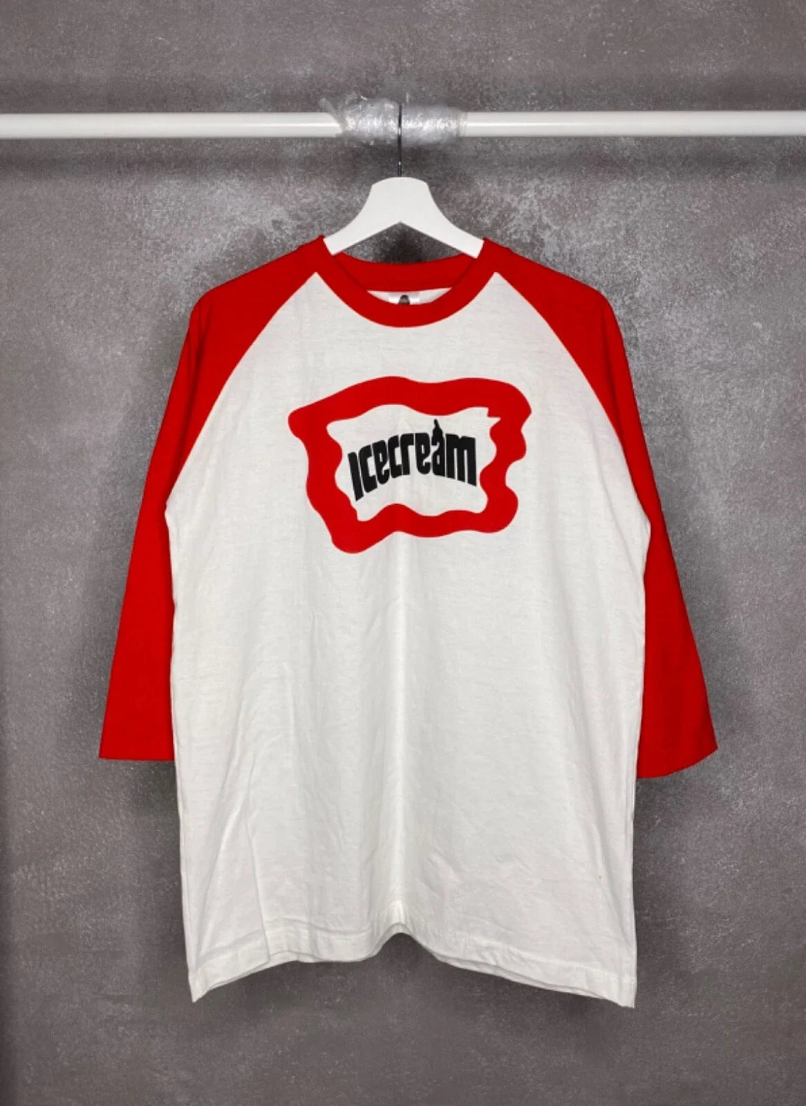 Ice Cream BBC Vintage 3/4 Sleeve T Shirt Long Size L Big Logo Unisex T-shirt, Sweatshirt, Hoodie, Long Sleeve Tee - T-Shirt, Sweatshirt, Hoodie