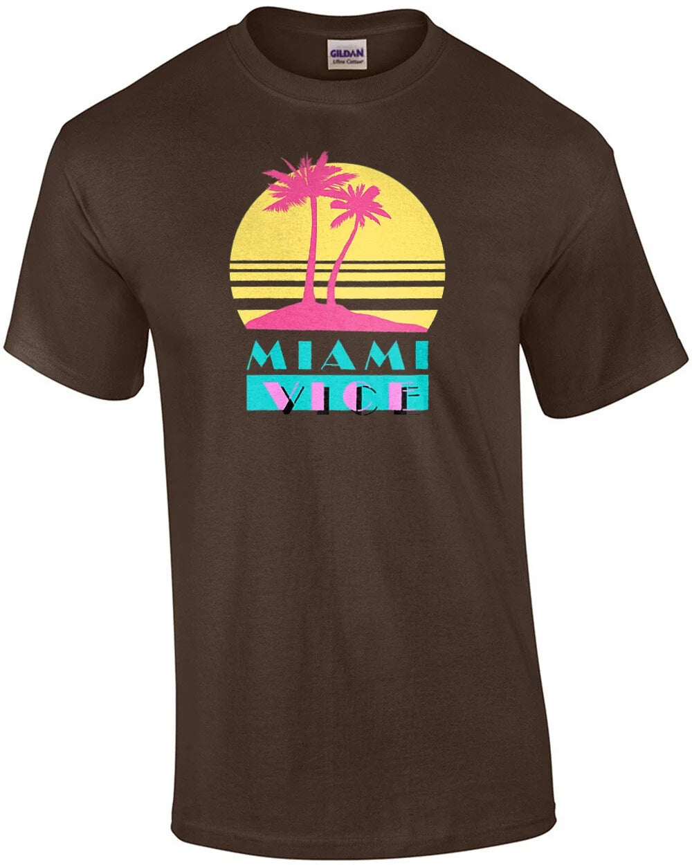 Miami Vice - 80's T-Shirt Unisex T-shirt, Sweatshirt, Hoodie, Long Sleeve Tee - T-Shirt, Sweatshirt, Hoodie