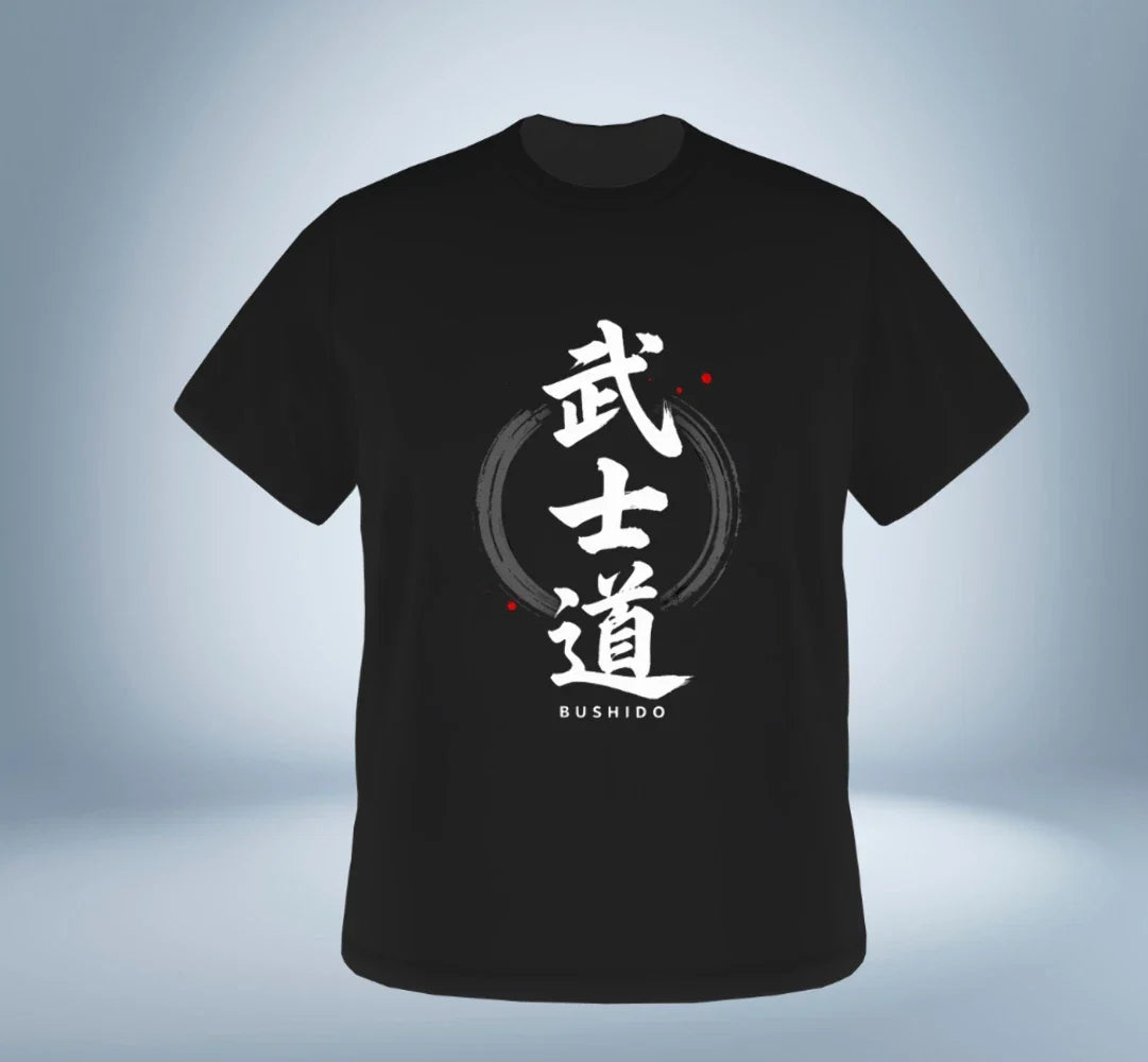KANJI Collection  BUSHIDO T-ShirtBlackOriginal Tokyo Treasures Japan Unisex T-shirt, Sweatshirt, Hoodie, Long Sleeve Tee - T-Shirt, Sweatshirt, Hoodie