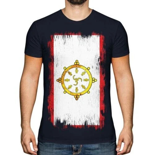 SIKKIM GRUNGE FLAG MENS T-SHIRT TEE TOP FOOTBALL GIFT SHIRT CLOTHING JERSEY Unisex T-shirt, Sweatshirt, Hoodie, Long Sleeve Tee - T-Shirt, Sweatshirt, Hoodie