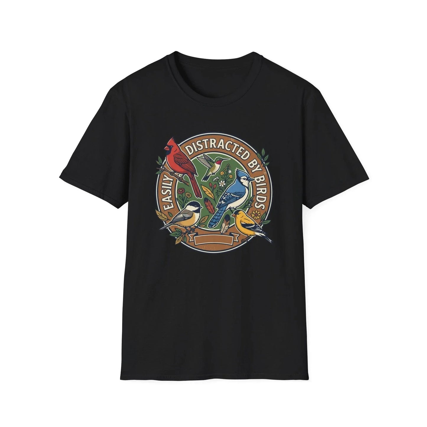 Easily Distracted By Birds Birdwatching Bird Lover Nature Funny Gift Tee Shirt Unisex T-shirt, Sweatshirt, Hoodie, Long Sleeve Tee - T-Shirt, Sweatshirt, Hoodie