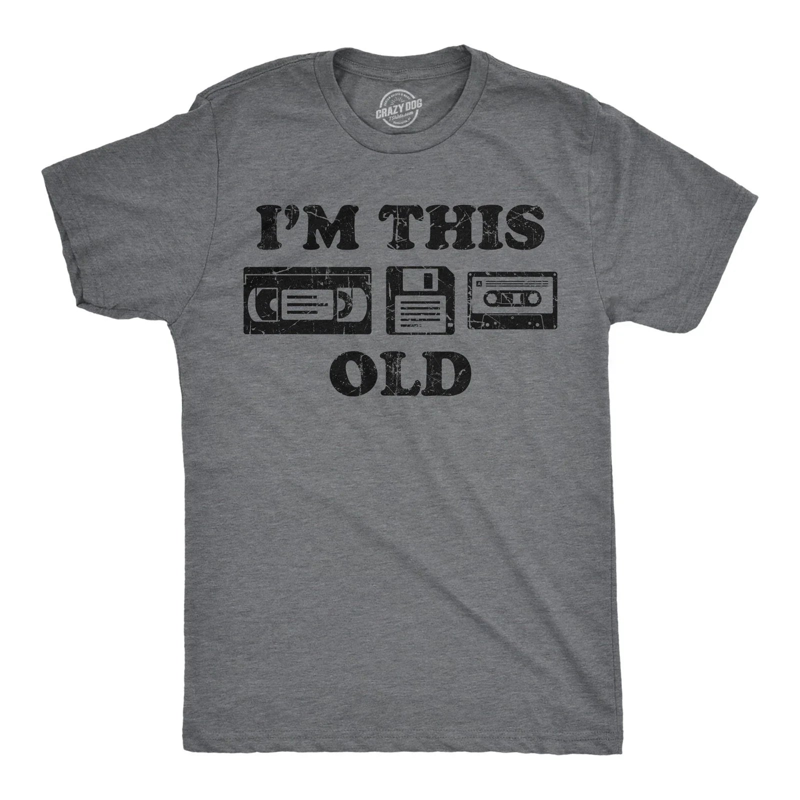 Mens Funny T Shirts Im This Old Sarcastic Retro Video Tape Graphic Novelty Tee Unisex T-shirt, Sweatshirt, Hoodie, Long Sleeve Tee - T-Shirt, Sweatshirt, Hoodie