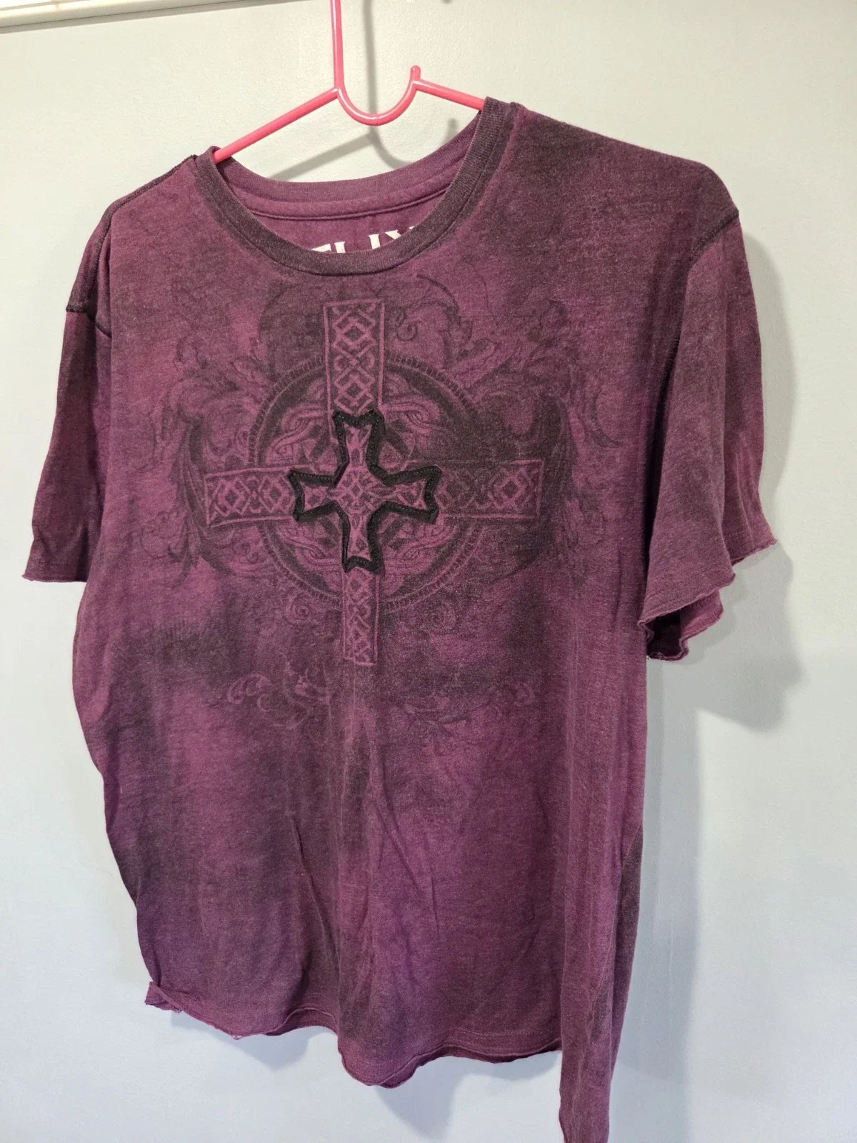 Y2k helix grunge cross shirt mens xxl Unisex T-shirt, Sweatshirt, Hoodie, Long Sleeve Tee - T-Shirt, Sweatshirt, Hoodie