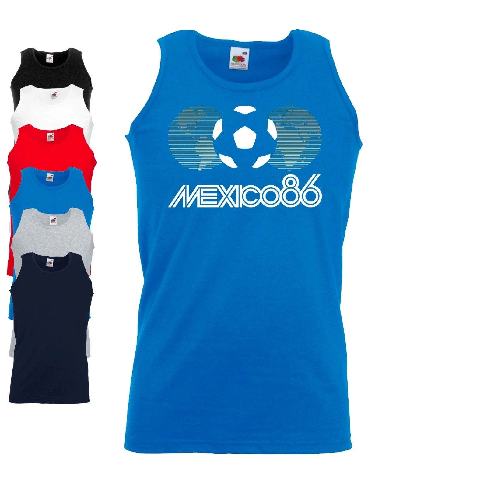 Mexico 86 Retro Vest | Football | World Soccer Sports Unisex T-shirt, Sweatshirt, Hoodie, Long Sleeve Tee - T-Shirt, Sweatshirt, Hoodie