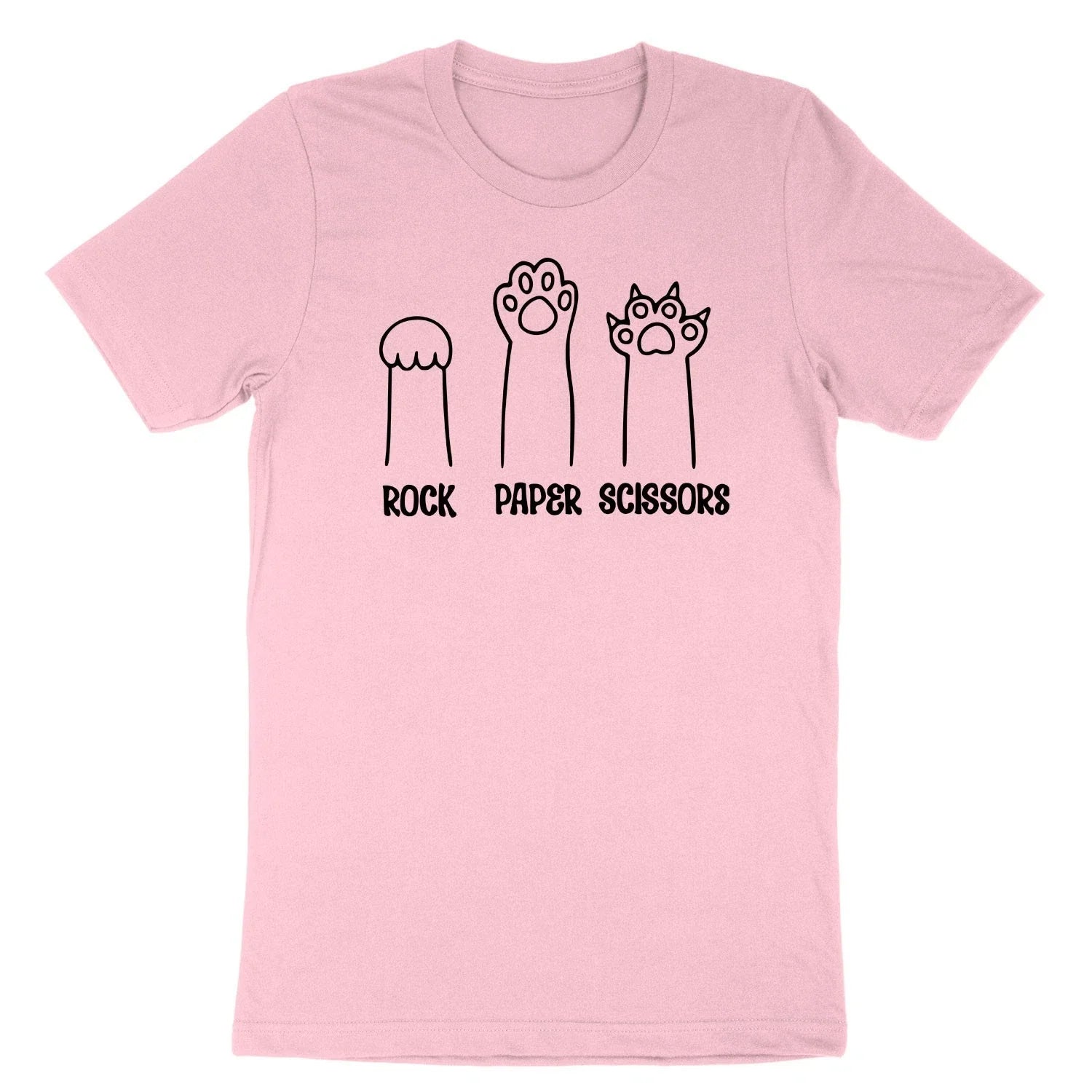 Funny Cat Paw Shirt Rock Paper Scissors T-Shirt Gift For Cat Lovers Cat Mother Unisex T-shirt, Sweatshirt, Hoodie, Long Sleeve Tee - T-Shirt, Sweatshirt, Hoodie