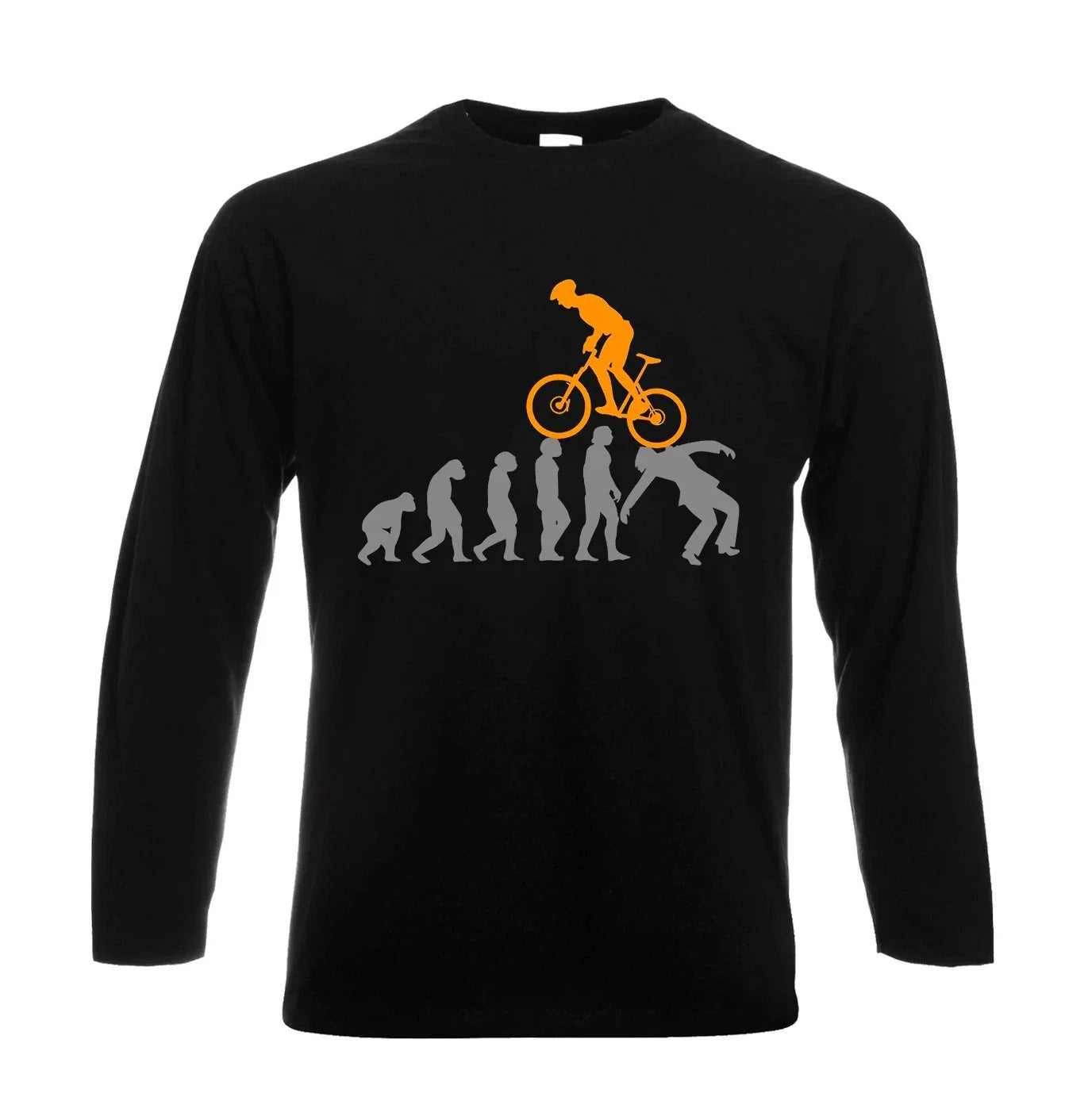 Motorcycle Pit-bike Biker Evolution Funny Men's Long Sleeve Tshirt Top Tee Unisex T-shirt, Sweatshirt, Hoodie, Long Sleeve Tee - T-Shirt, Sweatshirt, Hoodie